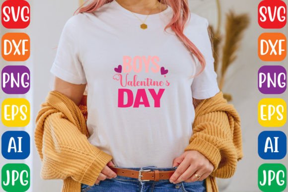 Boys Valentine T-shirt Graphics Freebies